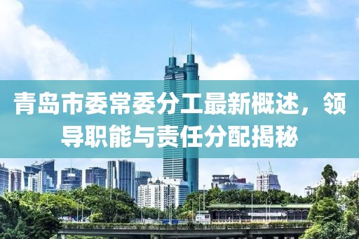 青島市委常委分工最新概述，領導職能與責任分配揭秘