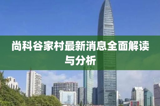 尚科谷家村最新消息全面解讀與分析