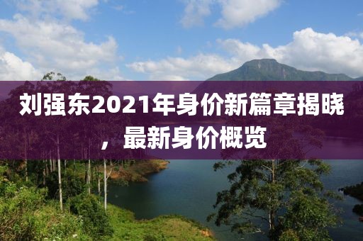 劉強東2021年身價新篇章揭曉，最新身價概覽