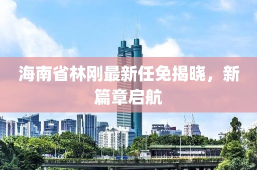 海南省林剛最新任免揭曉，新篇章啟航