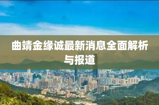 曲靖金緣誠最新消息全面解析與報道