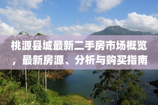 桃源縣城最新二手房市場概覽，最新房源、分析與購買指南