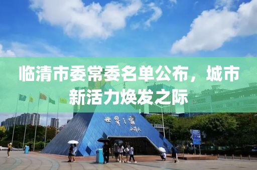 臨清市委常委名單公布，城市新活力煥發(fā)之際