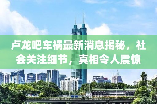 盧龍吧車禍最新消息揭秘，社會關注細節(jié)，真相令人震驚